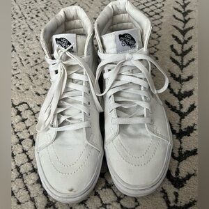 White High Top Vans